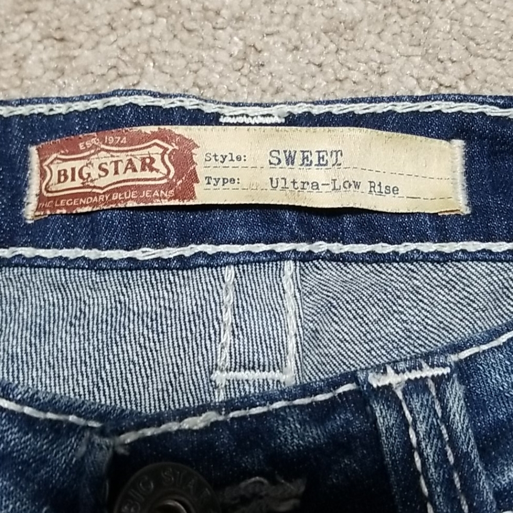 Big Star Sweet Capri Jeans 29 - Picture 4 of 6
